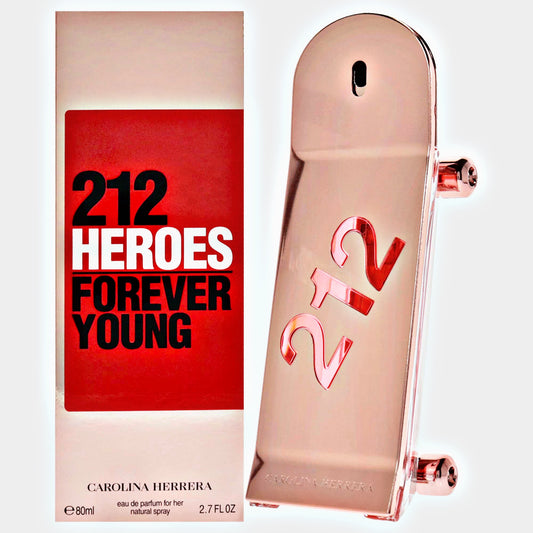 212 Heroes Forever Young De Carolina Herrera - 80 ML - Mujer
